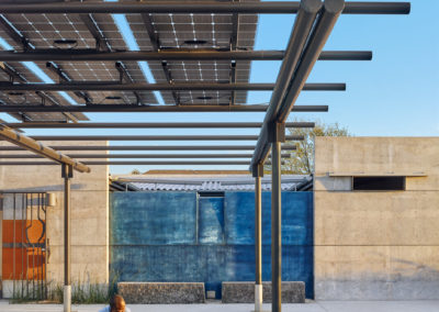 Solar Gaines swim center canopy